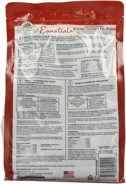 Oxbow Essentials Young Guinea Pig Food 5 lb.