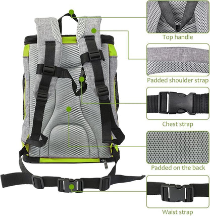 Kritter Planet Pet Carrier Backpack for Dogs and Cats 2 Mesh