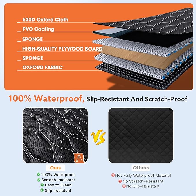 TantivyBo Back Seat Extender for Dogs