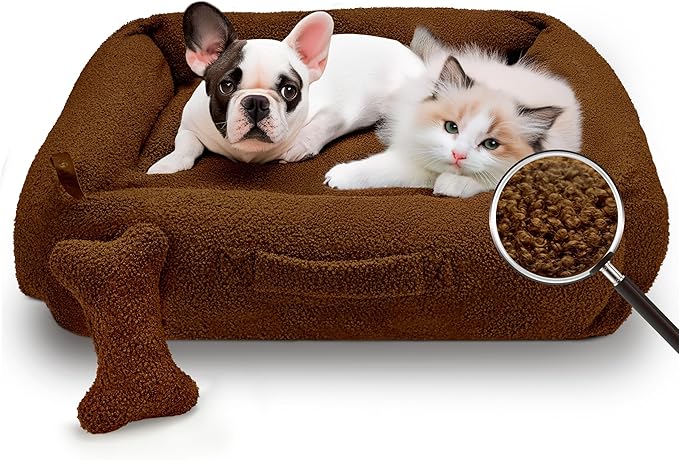 Sytopia Calming Dog Bed for Small Medium Dogs 40" L