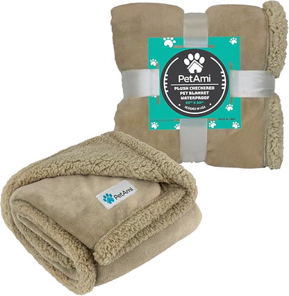 PetAmi Dog Blanket for Medium Large Dogs 40x60 Solid