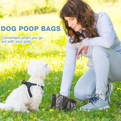 3000 Count Dog Poop Bags Pet Waste Bags for Poop with 3 Dog Poop Bag Dispenser Doggie Poop Bags for Home Outdoor Puppy Walking and Travel 12 x 8.6 Inch