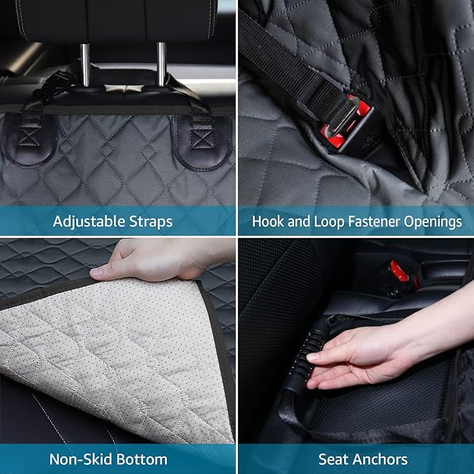 Lassie Truck Dog Car Seat Covers Back Seat 2 Dog F150 F250 1500 2500