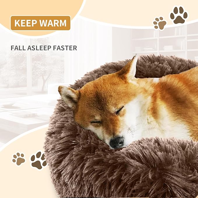 Dog Bed Comfiest Indoor Calming Waterproof Bedding Washable