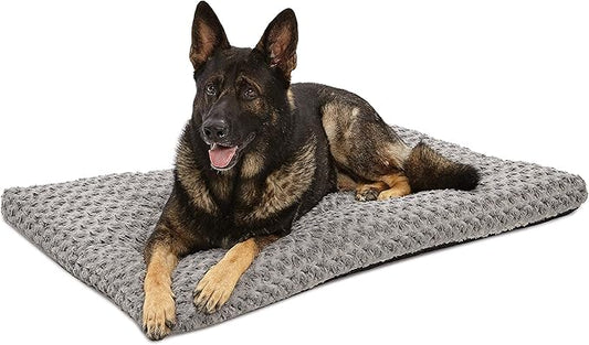 MidWest Homes for Pets Deluxe Dog Beds 1-Year Warranty,Gray, 48-Inch