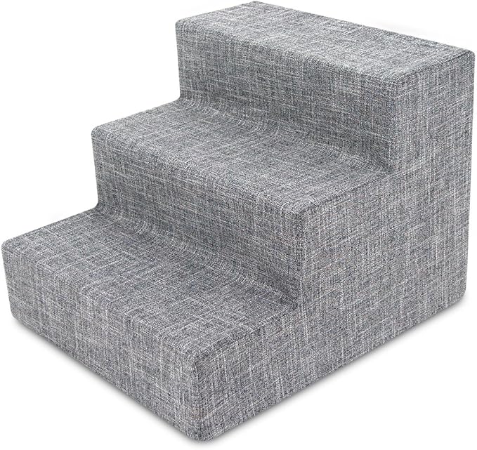 Best Pet Supplies Foam Pet Steps for Small Dogs and Cats 3-Step