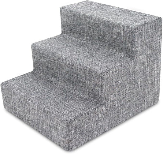 Best Pet Supplies Foam Pet Steps for Small Dogs and Cats 3-Step