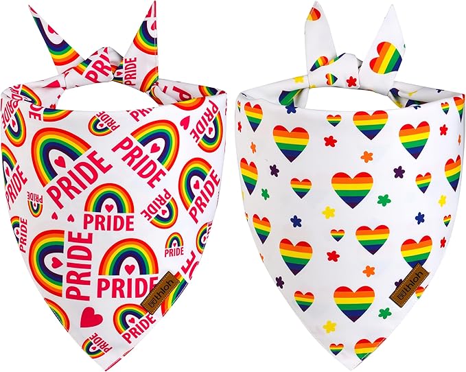 Pride Dog Bandanas 2 Pack