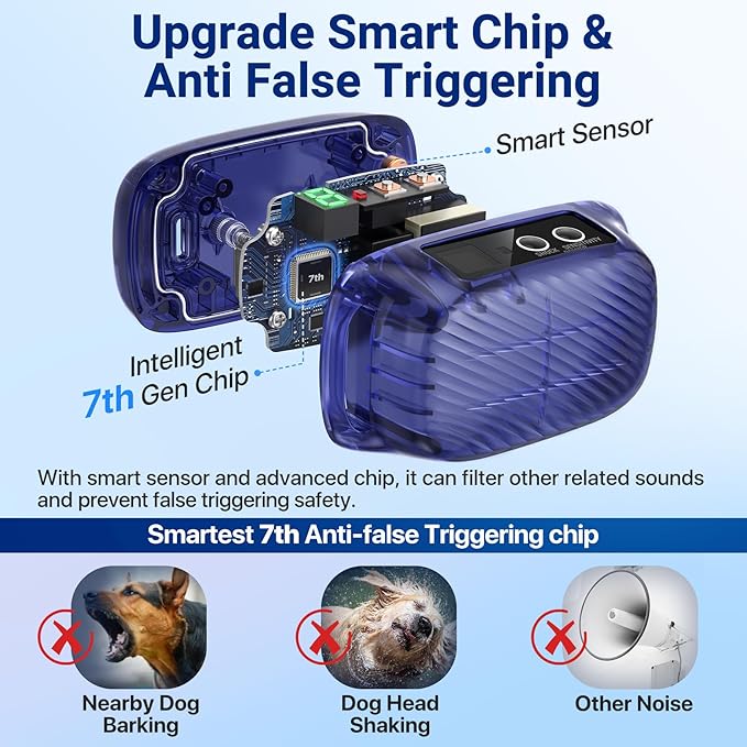 Dog Bark Collar 8 Sensitivity,Smart