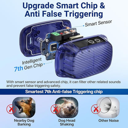 Dog Bark Collar 8 Sensitivity,Smart