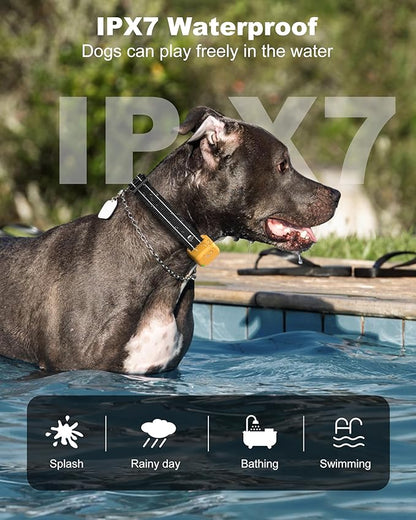 Jugbow Dog Shock Collar 3300FT Dog IPX7 Waterproof 4 Training