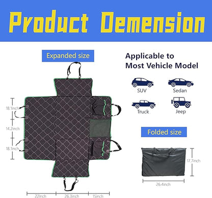 Back Seat Extender for Dogs 100% Waterproof
