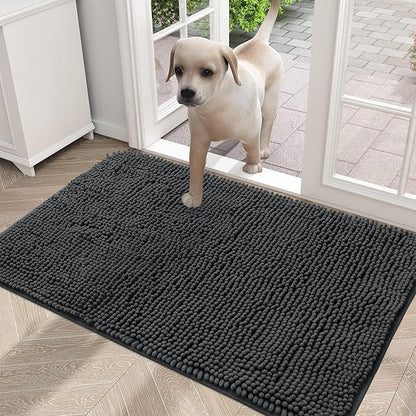 OLANLY Dog Door Mat for Muddy Paws 36x24