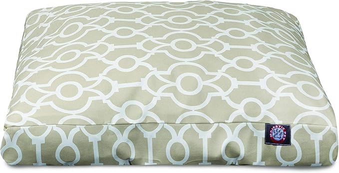 Majestic Pet Athens Sand Medium Rectangle Pet Bed