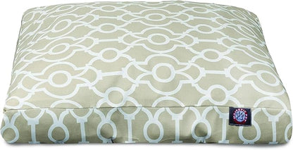 Majestic Pet Athens Sand Medium Rectangle Pet Bed