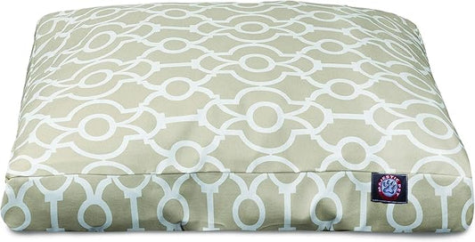 Majestic Pet Athens Sand Medium Rectangle Pet Bed