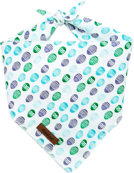 Easter Dog Bandanas Boy Girl Easter Egg Cotton