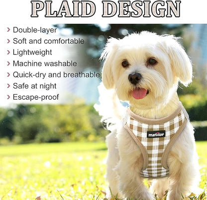 Dog Harness Step-in Breathable Puppy Cat Dog Vest Harnesses for Small Medium Dogs