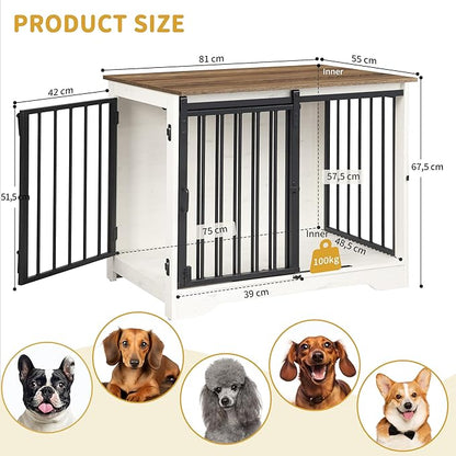 Dog Crate Furniture 32" Double