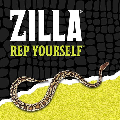 Zilla Snake and Lizard Litter Substrate, Made with Aspen Chips, Ultra Absorbent Bedding, Easy to Clean, 4 Quarts