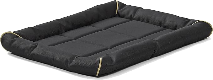 MidWest Homes for Pets Maxx Dog Bed for Metal Dog Crates 30-Inch, Black, 30.0"L x 21.0"W x 3.0"Th