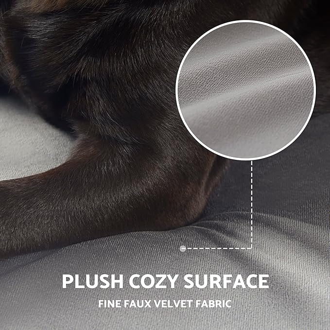 Washable Cooling Pet Bed for Small (29" x 18", Up 50LBs)