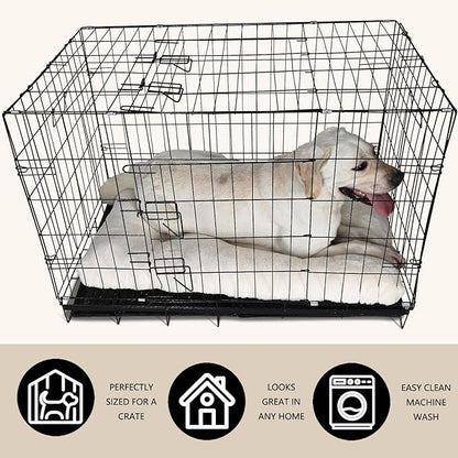 Dog Crate Pad 42x28 for Large Dog Washable 42 inch