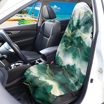 Mountainous Waterproof Towel Car Seat Cover Anti-Slip Bucket Seat Protector Washable Car Accessories Decro for Athletes