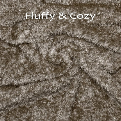 MACEVIA Fluffy Fleece Dog Blankets (24x29 Inch,