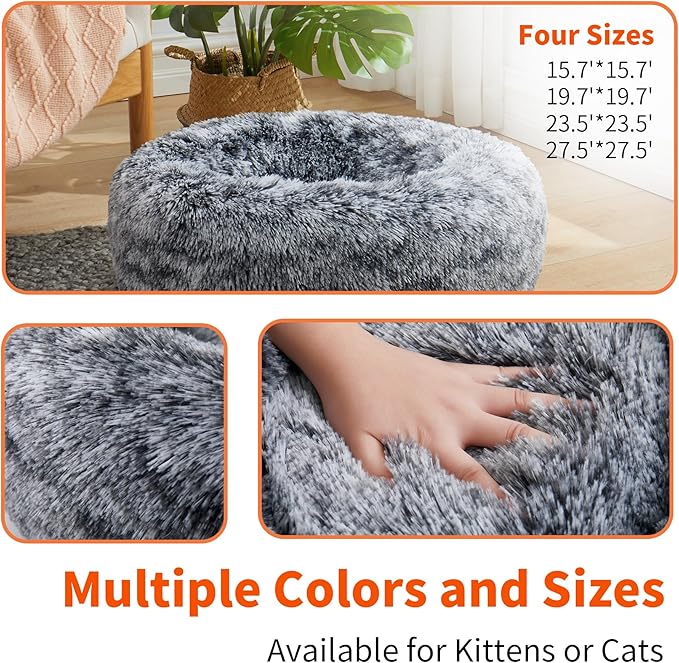 Round Pet Bed for Dogs and Cats 19.7''/50cm)