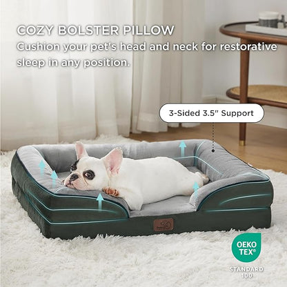 Bedsure Orthopedic Dog Bed for Medium Dogs