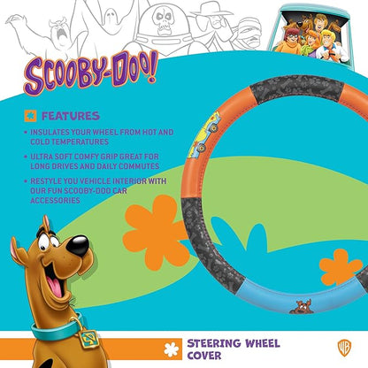 BDK Scooby Doo Complete Car Accessories Set – Dog Front Seat Covers with Hammock Back Seat Protector