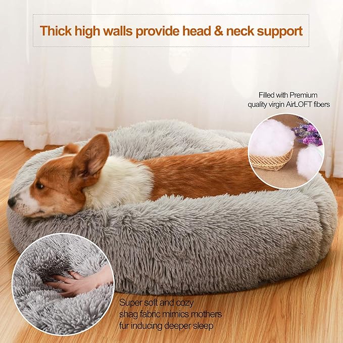 Donut Dog Beds for Medium Dogs