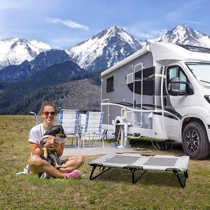 Elevated Dog Bed Portable Raised Dog Cooling Cot