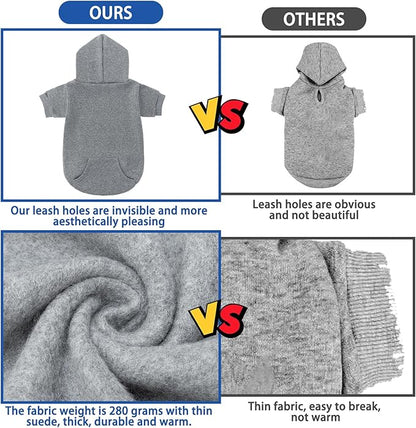 SCENEREAL Dog Hoodie Sweaters for Small Medium Large size Dogs