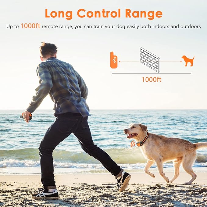 Dog Shock Collar IP67 Waterproof 3 Training