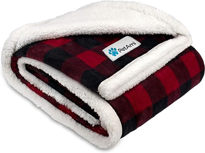 PetAmi Waterproof Dog Blanket for Small Medium Dog 29x40 Checker