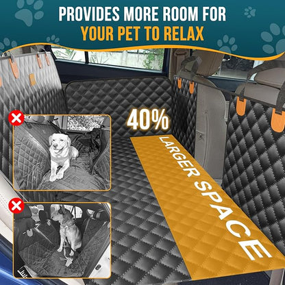 melafa365 Back Seat Extender for Dogs 350lb,Scratch Proof