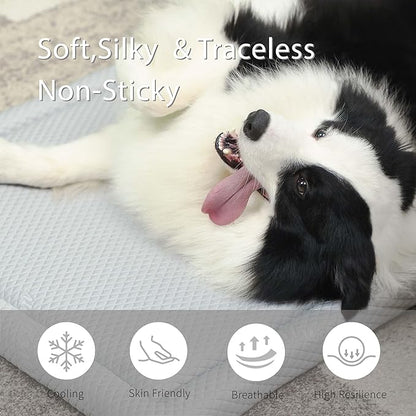 Breathable Dog Cooling Pad Kennels(23" Lx17 Wx1.5 T)