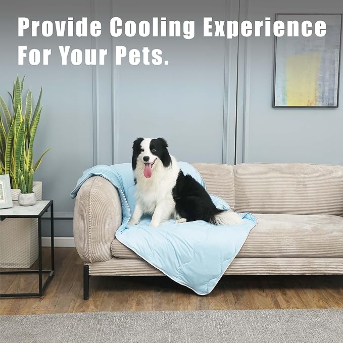 Pet Cooling Blankets & Sleeping Mat- Reversible Washable Durable Dog Bed Cover