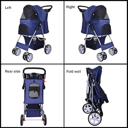 Elevon Pet Stroller 4 Wheels
