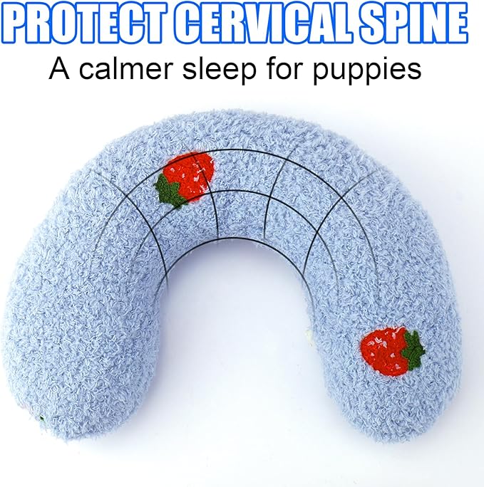 BABORUI 2Pcs Dog Calming Pillow for Small Dogs