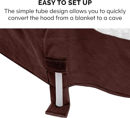 Furhaven 26" Round Orthopedic Dog Bed for Medium/Small Dogs w/ Removable Washable Cover 30 lbs 26-inch