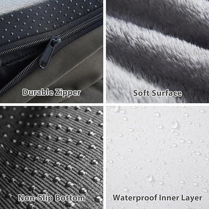 BFPETHOME Orthopedic Dog Beds for Large Dogs-Waterproof Sofa Dog Bed with Removable Washable Cover