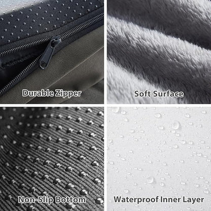 BFPETHOME Orthopedic Dog Beds for Large Dogs-Waterproof Sofa Dog Bed with Removable Washable Cover