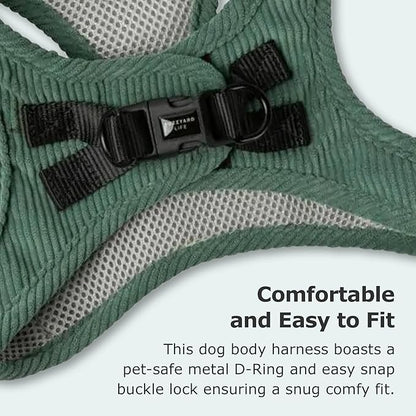 FuzzYard Life Corduroy Step in Dog Harness