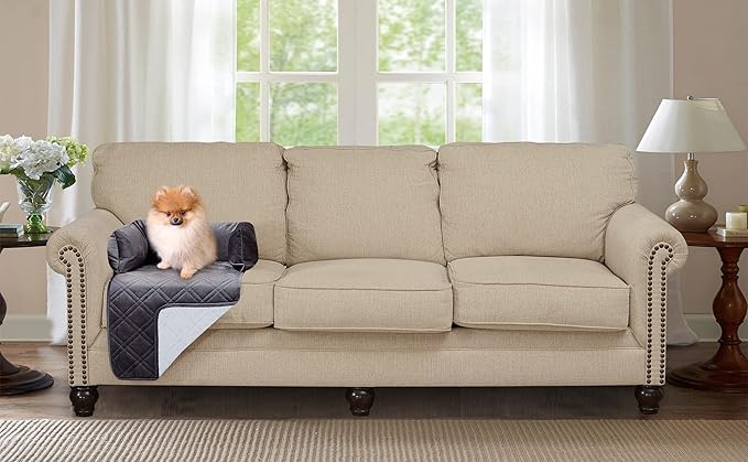 Brilliant Sunshine Premium Grey Silky Velvet Pet Sofa Bed