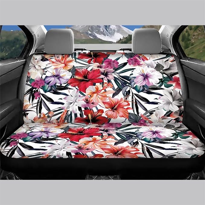 AFPANQZ Tropical Flower Full Wrap Car Seat Covers
