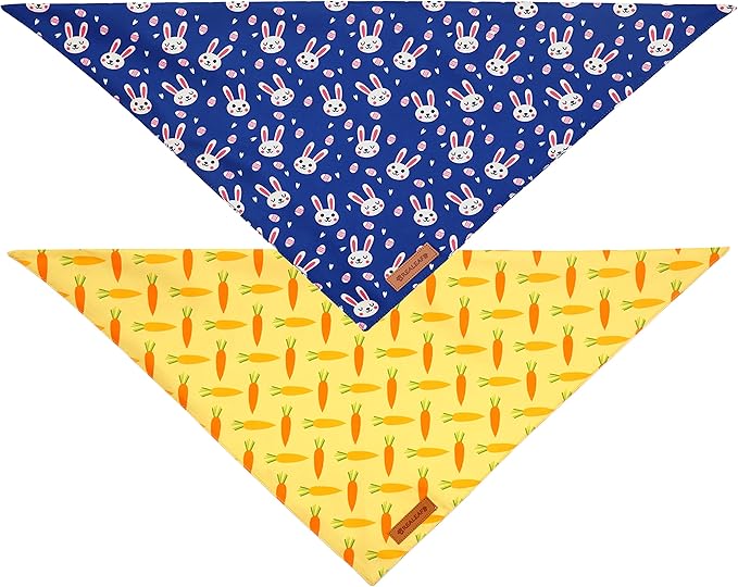 Realeaf Easter Dog Bandanas 2 Pack