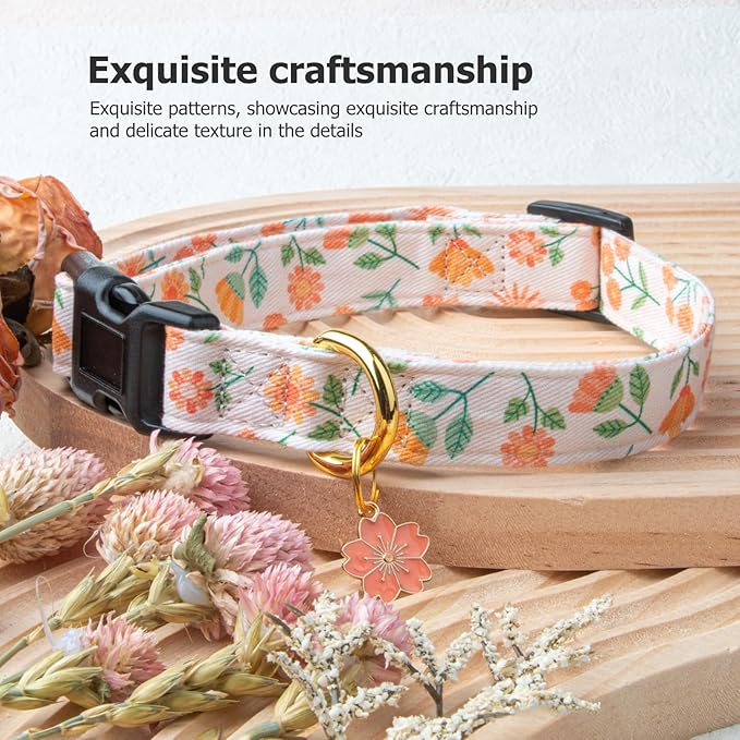 Cotton Handmade Dog Collar Cute and Distinctive Patterns